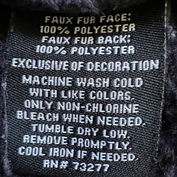 FILA Sport Black Long Sleeve Zip Up Cozy Fleece Logo Jacket. Pockets. Small. - Picture 7 of 8